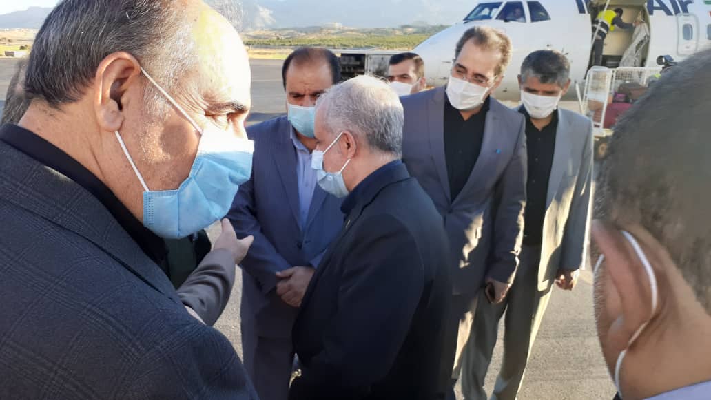 ورود معاون رئیس جمهور به ایلام
