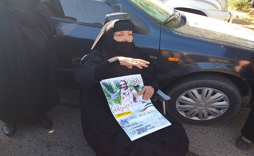 خاکسپاری پیکر شهید علی محمد قنبری در نهاوند پس از ۳۴ سال انتظار