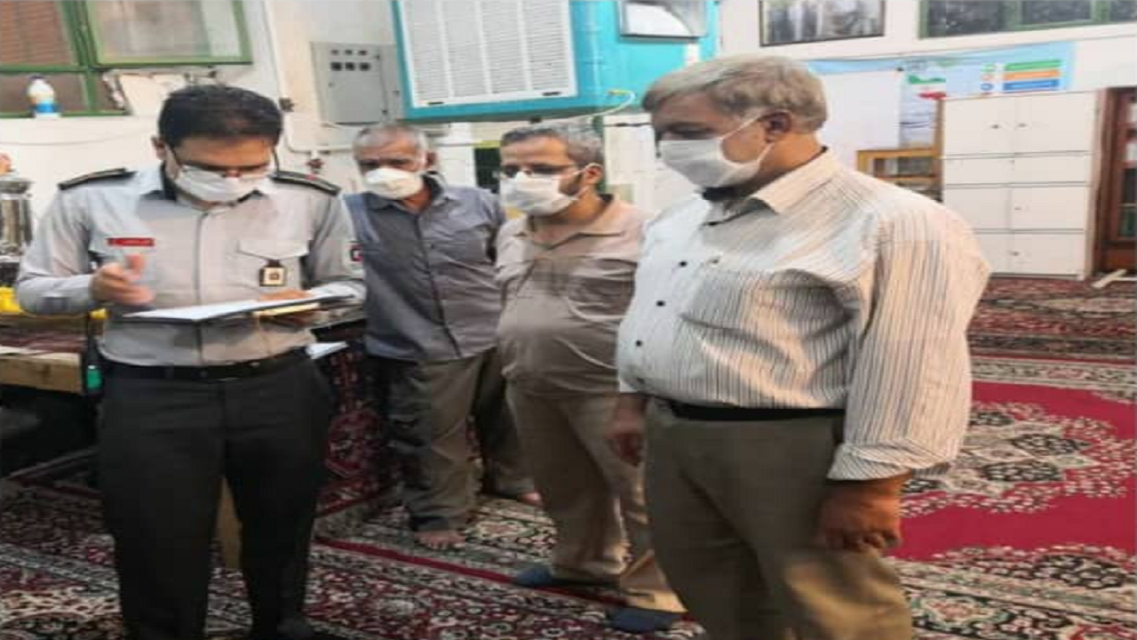 ایمن سازی مساجد و تکایای شهر یزد در ایام محرم