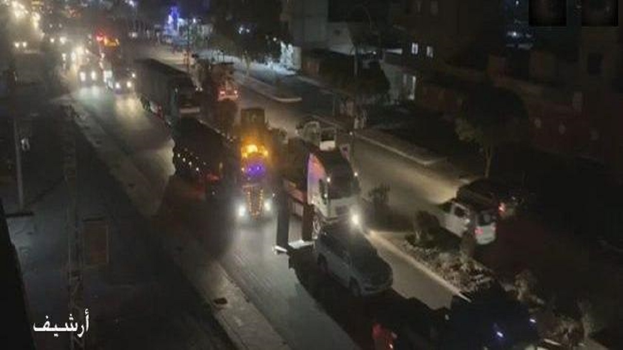 ورود ۶۰ خودروی نظامی آمریکا از عراق به شمال شرق سوریه