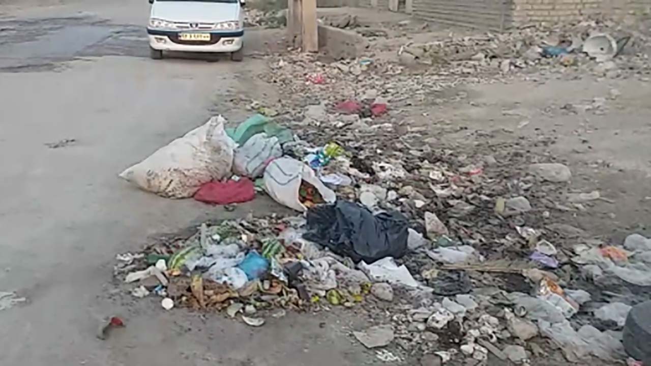 بهداشت نامناسب معابر در کوی سیاحی + فیلم و تصاویر
