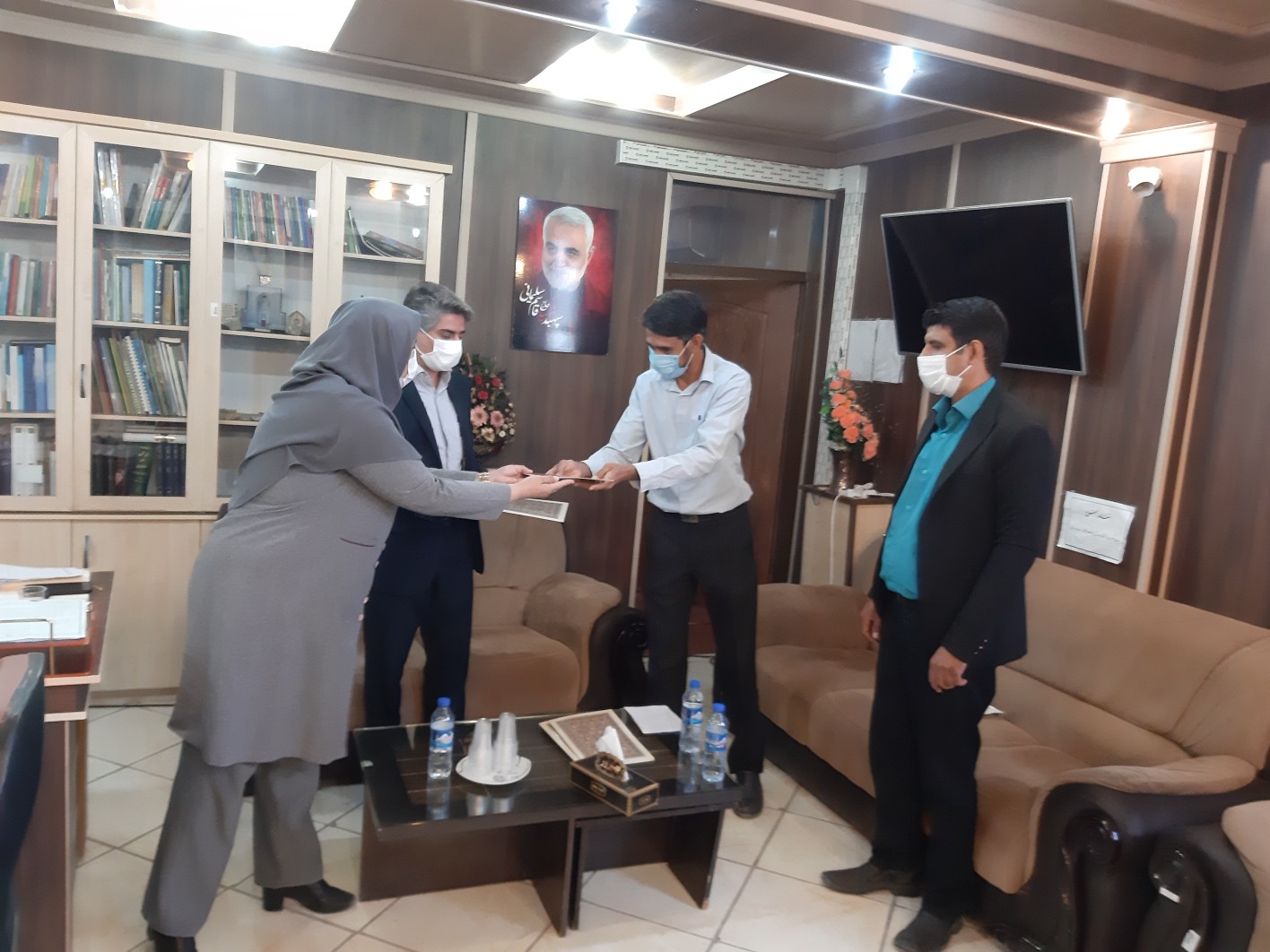 تجلیل از کارشناسان کووید19 در ریگان