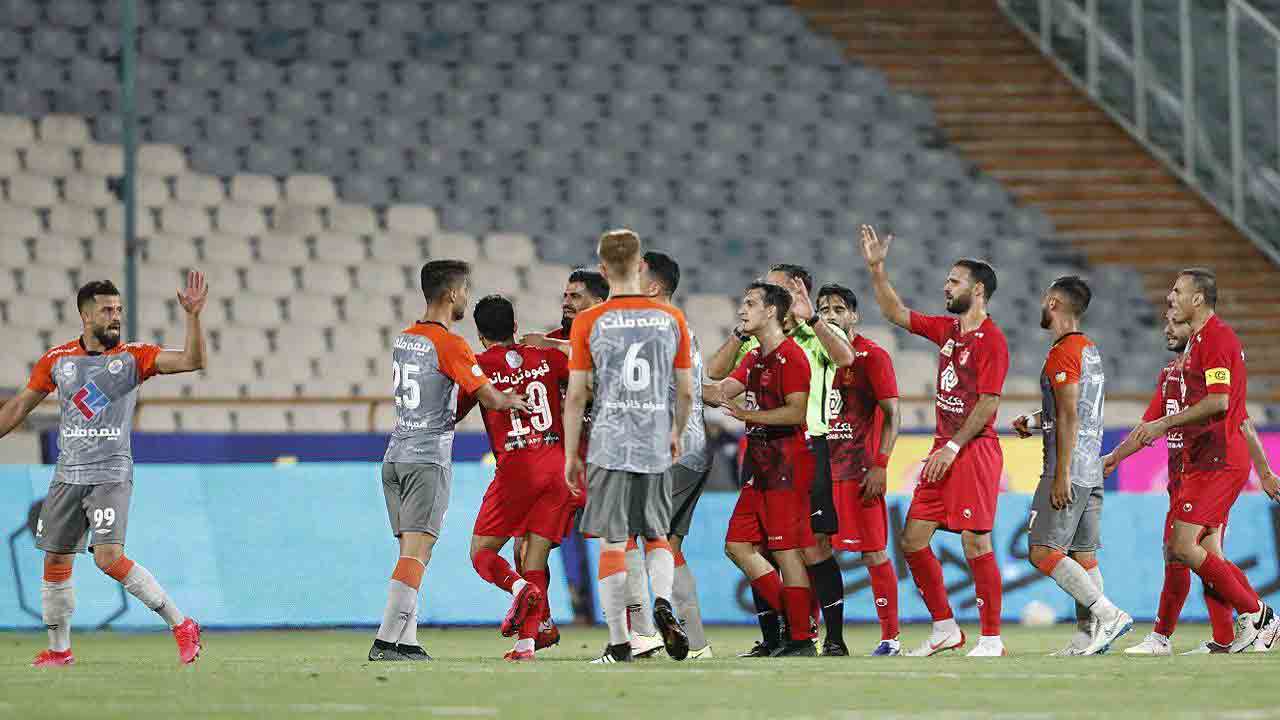 کارشناسی داوری پرسپولیس - سایپا در برنامه فوتبال برتر + فیلم