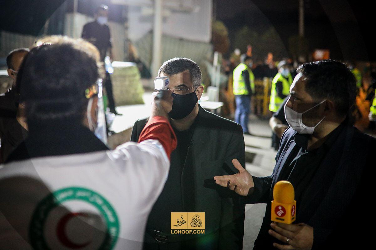 حضور معاون وزیر بهداشت در هیئت ریحانة الحسین
