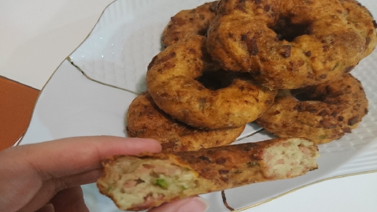 طرز تهیه دونات ژامبون