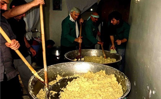 برپایی بساط خالصانه محرم در عزاداری ایل شاهسون