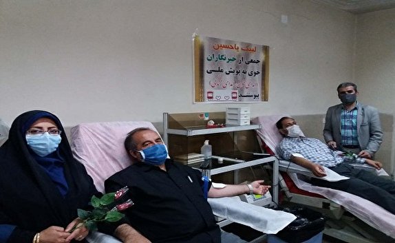پویش همدلی از جنس اهدای زندگی/ خبرنگاران خویی در پویش 