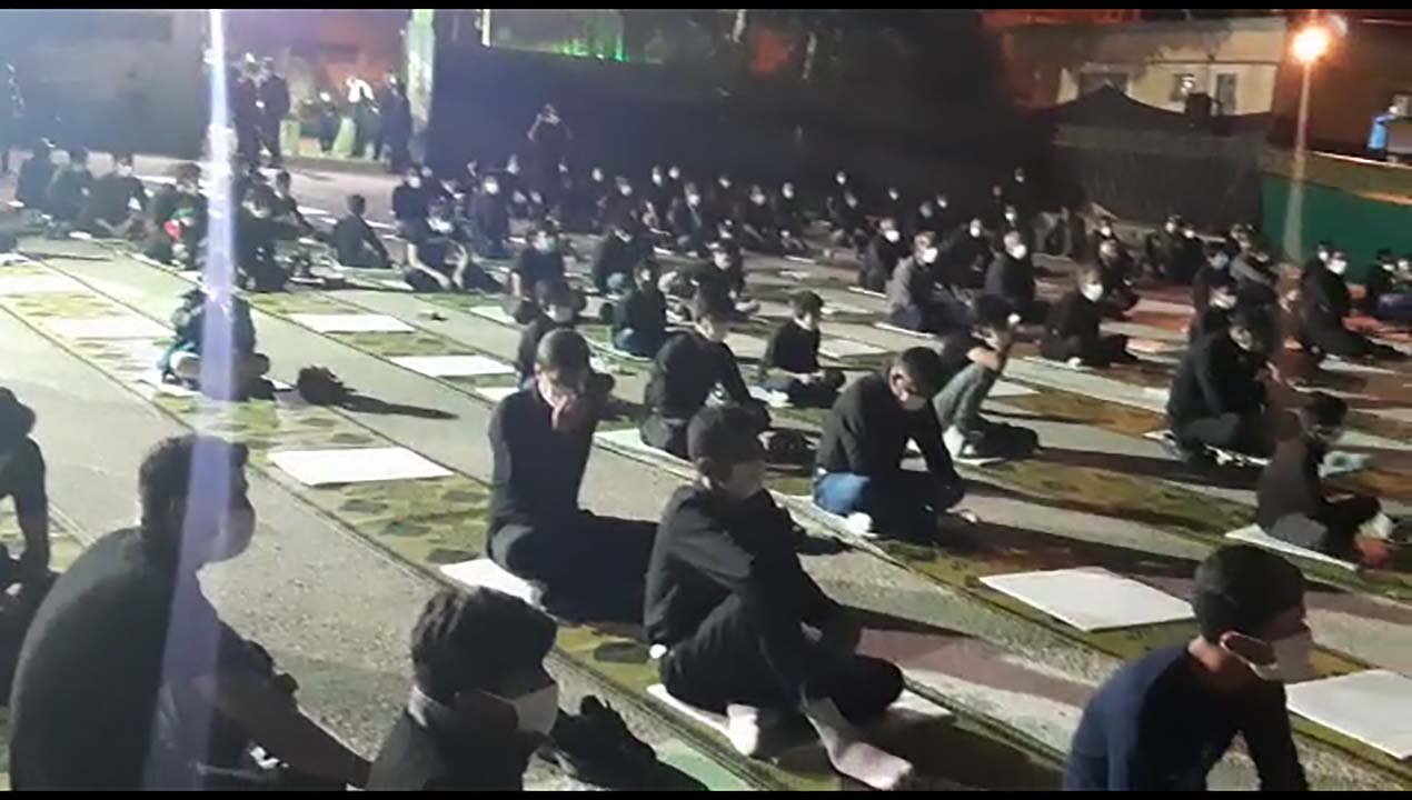 حال و هوای عاشقان حسینی در روستای گراچقا + فیلم