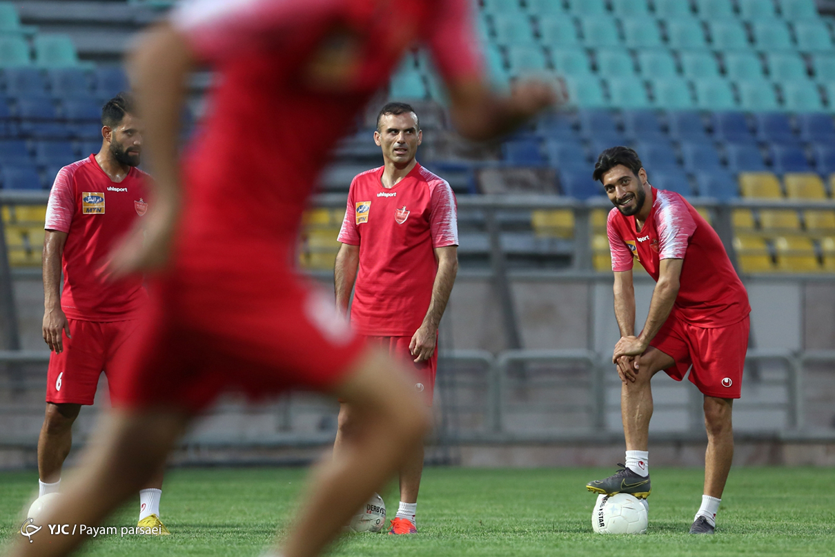 تمرین پرسپولیسی‌ها در هتل برگزار شد