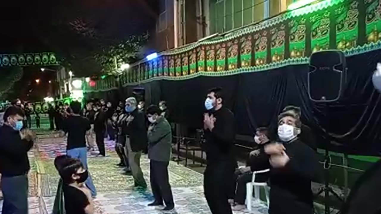 مراسم عزاداری امام حسین(ع) در پایتخت + فیلم و تصاویر