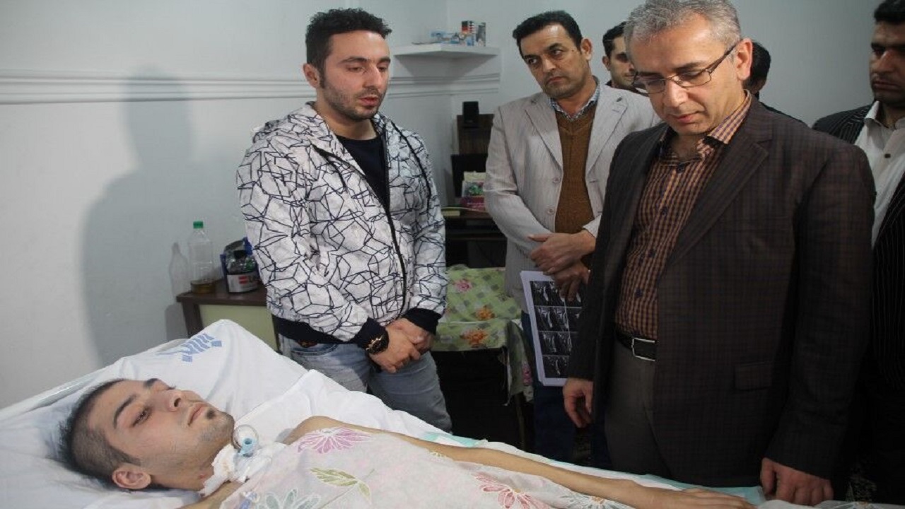 کمک هزینه درمانی کمیته ملی المپیک به وزنه بردار معلول گیلانی