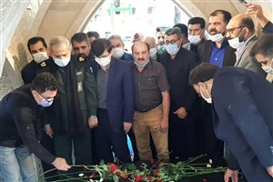 برگزاری مراسم رونمایی از مقبره شهید گمنام در روز ملی کشتی
