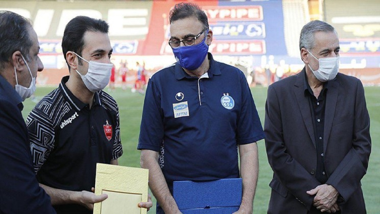 تقدیر از پزشکان پرسپولیس و استقلال پیش از آغاز شهرآورد