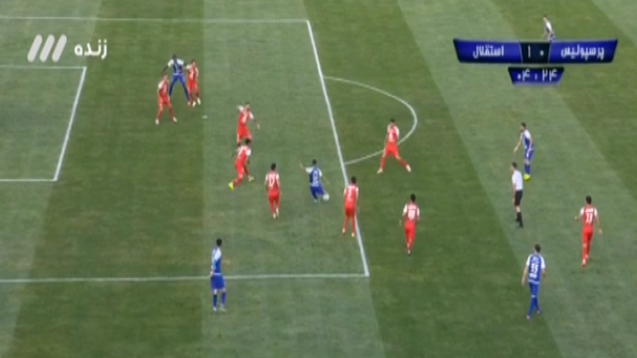 گل اول استقلال به پرسپولیس مورخ ۵ شهریور ۹۹ + فیلم