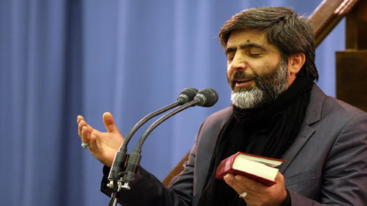 روضه خوانی مهدی سماواتی در حضور رهبر انقلاب + فیلم