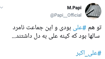 دلنوشته های کاربران بمناسبت شهادت علی اکبر