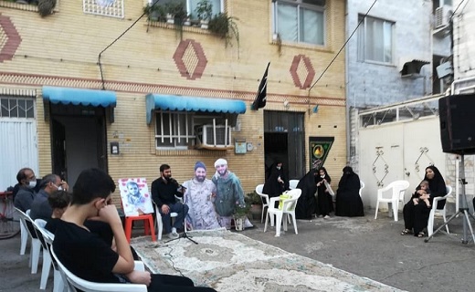برگزاری روضه خانگی در منزل شهید تاسوعا، سجاد طاهرنیا + تصاویر