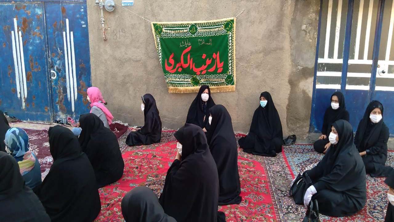 کوچه‌‌ای که حسینیه شد + فیلم و تصاویر