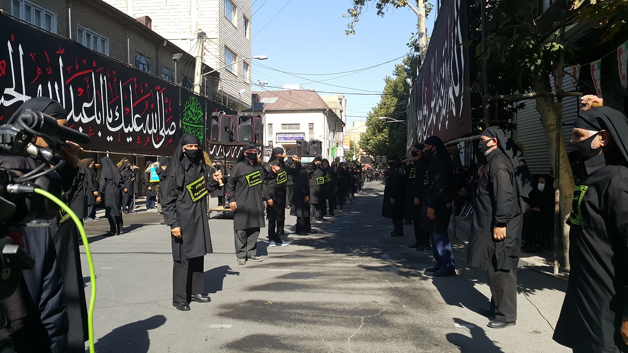 ابراز عشق و ارادت به امام حسین (ع) با رعایت کامل دستورالعمل بهداشتی