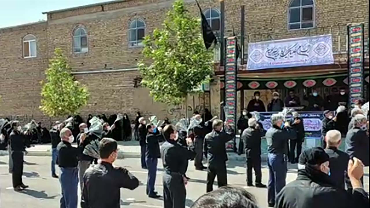 عزاداری باشکوه تاسوعای حسینی در «باروق» + فیلم