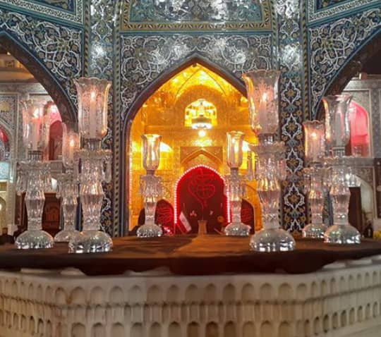 خطبه&zwnj;خوانی شب عاشورای حسینی در حرم مطهر ضوی آغاز شد