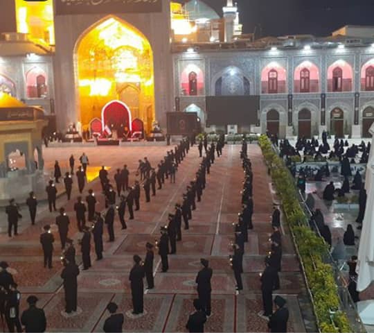 خطبه&zwnj;خوانی شب عاشورای حسینی در حرم مطهر ضوی آغاز شد