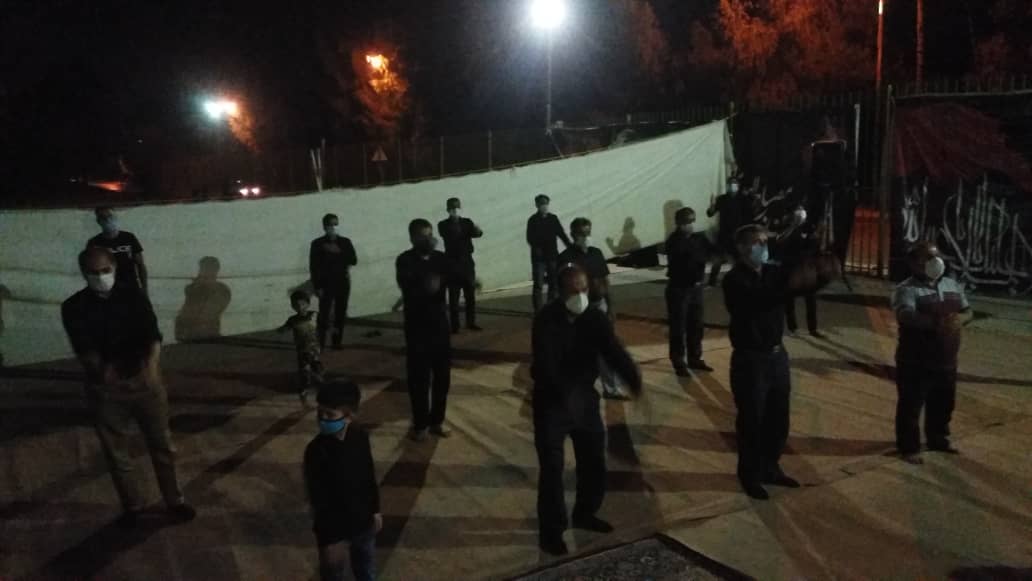اقامه عزای حسینی در پایگاه شهید دوران شیراز