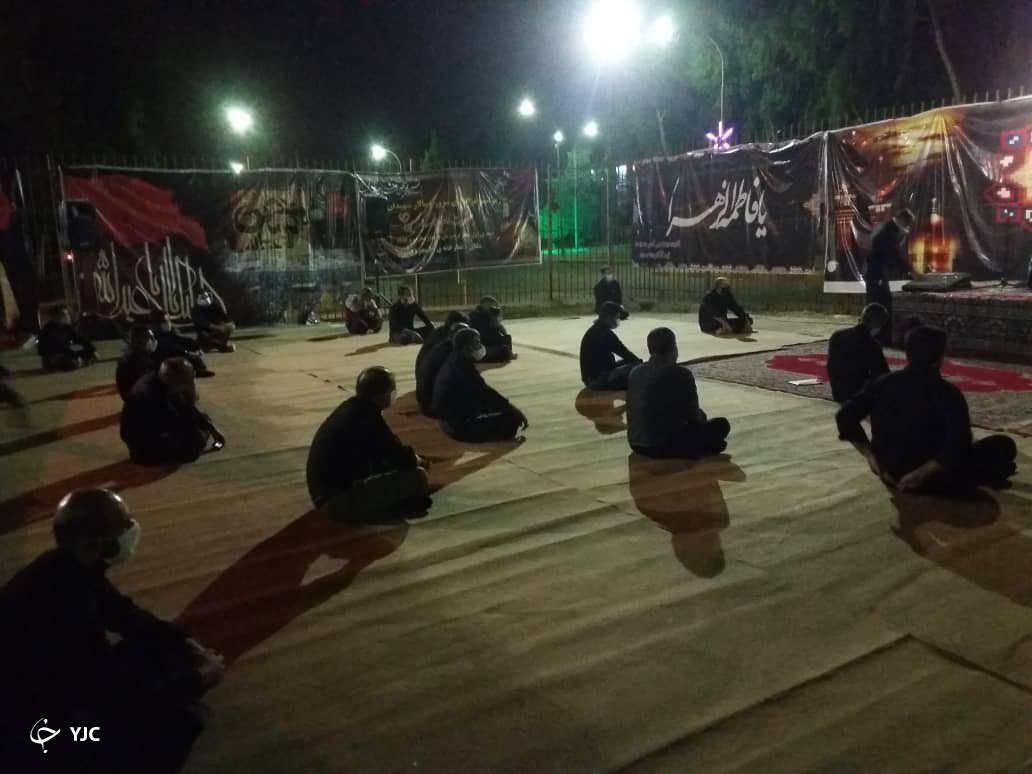 اقامه عزای حسینی در پایگاه شهید دوران شیراز