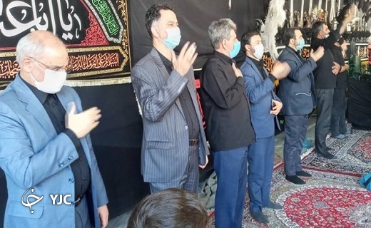 وزیر آموزش و پرورش در مراسم عزاداری حسینی در قم شرکت کرد
