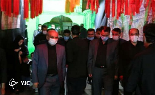 وزیر آموزش و پرورش در مراسم عزاداری حسینی در قم شرکت کرد