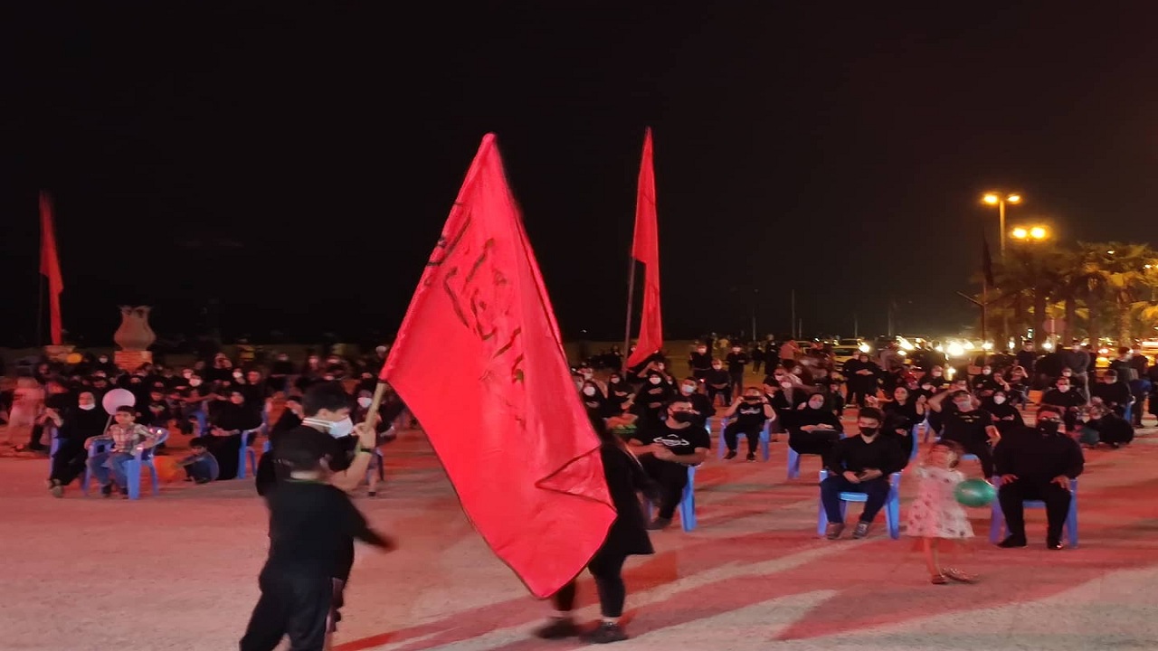 بوشهر در شب عاشورای حسینی عزادار بود