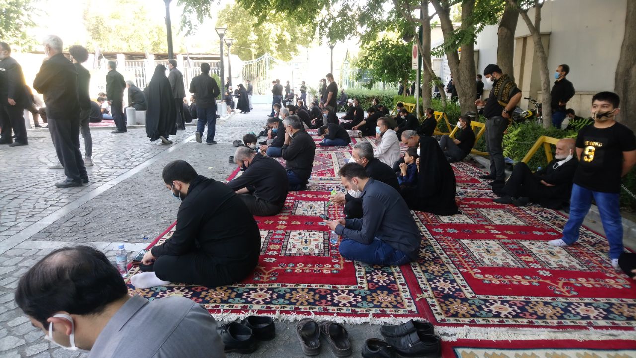 عزاداری حسینی روز عاشورا در تهران+ فیلم و تصاویر