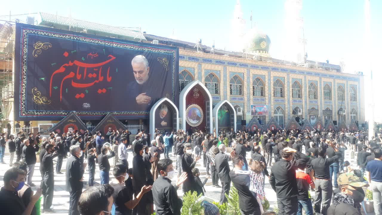 مزار سیدالشهدای مقاومت، میزبان عزاداران حسینی+فیلم و تصاویر