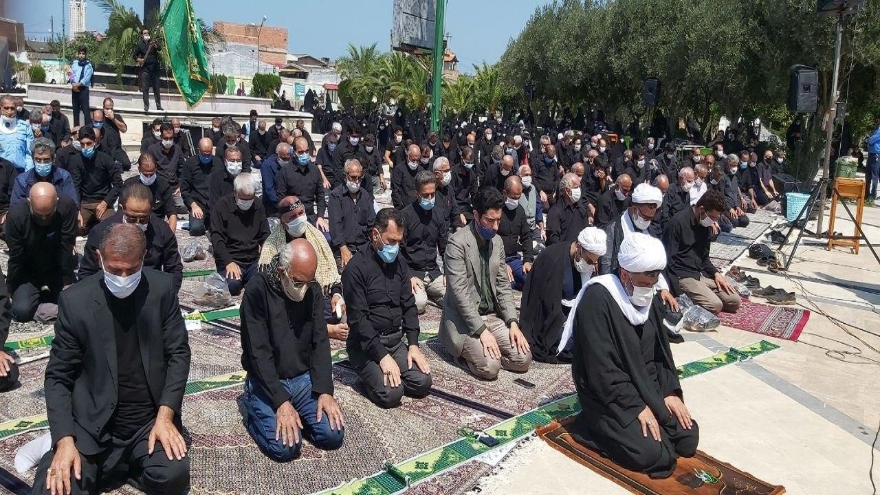 نماز ظهر عاشورا در مازندران اقامه شد + تصاویر