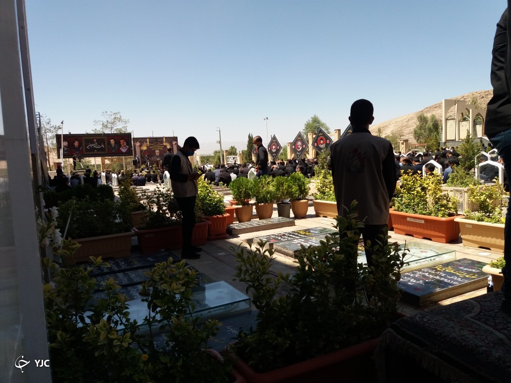  عزاداری عزادارن حسینی گلزار شهدای کرمان 