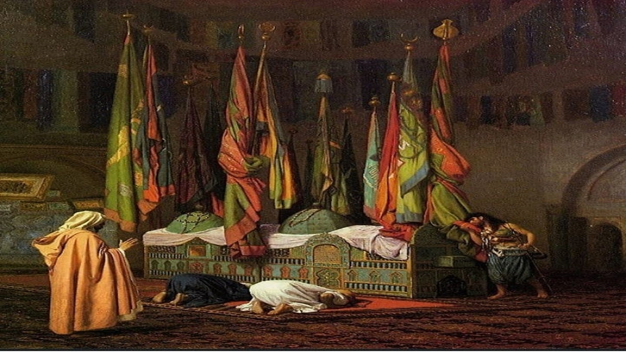 تصویری از حرم امام حسین (ع) در قرن ۱۹ میلادی
