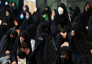آیین مقتل خوانی در حرم بانوی کرامت(س) برگزار شد+تصاویر