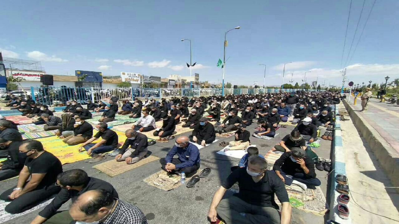 نماز ظهر عاشورا در استان سمنان برگزار شد