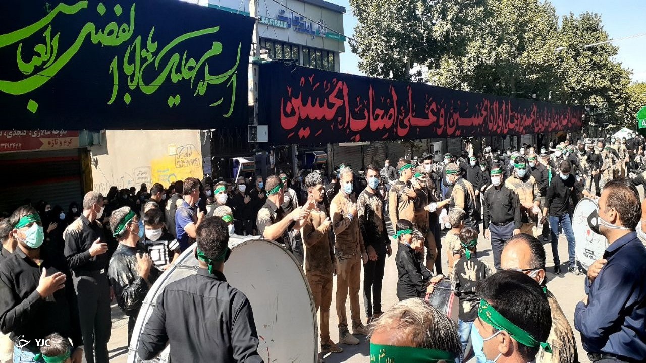 عزاداری عاشورای حسینی در خرم آباد برگزار شد+تصاویر