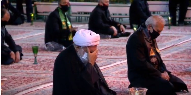 برگزاری مراسم شام غریبان سید الشهدا (ع) در حرم مطهر رضوی+تصاویر