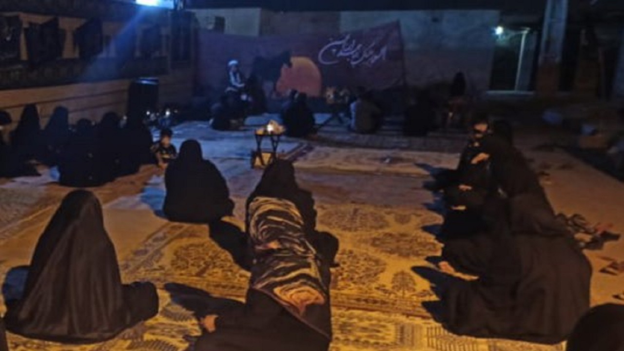 برگزاری مراسم شام غریبان با رعایت شیوه نامه های بهداشتی درهرمزگان