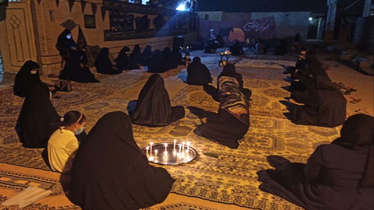 برگزاری مراسم شام غریبان با رعایت شیوه نامه های بهداشتی درهرمزگان