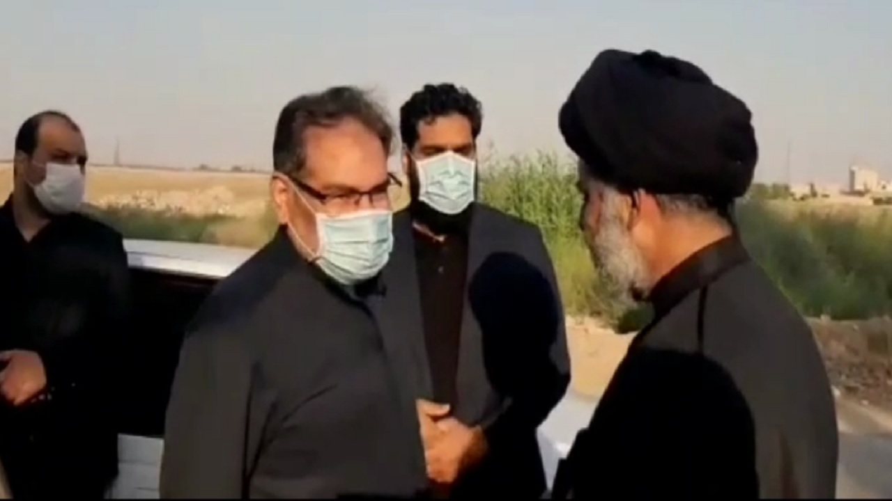 حضور شمخانی در روستای ابوالفضل اهواز و دلجویی از اهالی