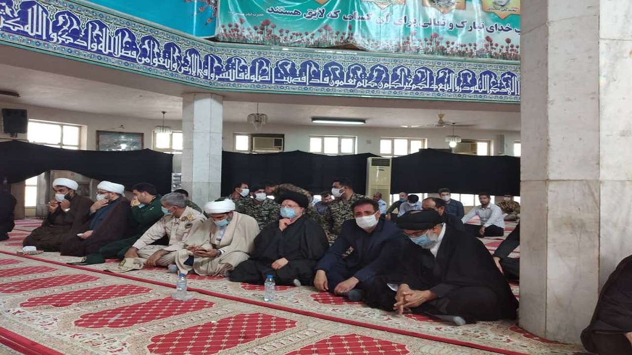 مراسم بزرگداشت شهدای مرزبانی در دشت آزادگان برگزار شد
