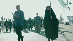 ثبت قابی ماندگار از جاماندگان اربعین با استفاده از نور و سایه‌ها + فیلم