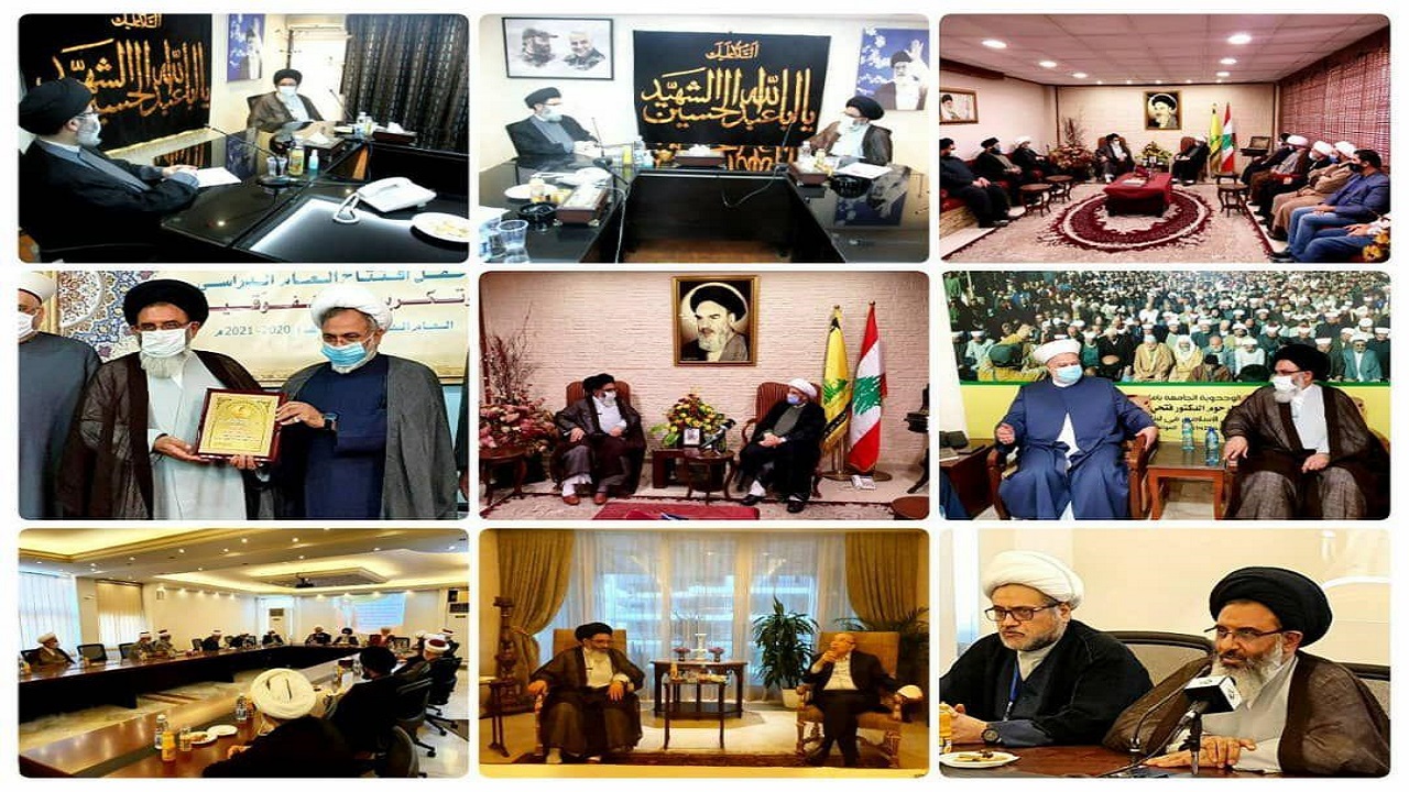 دیدار نماینده رهبر انقلاب در سوریه با علماء و مسئولان ارشد حزب الله لبنان