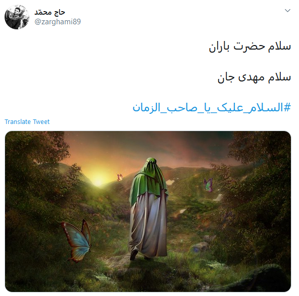دلتنگی های کاربران برای ظهور حضرت ولی عصر (عج)