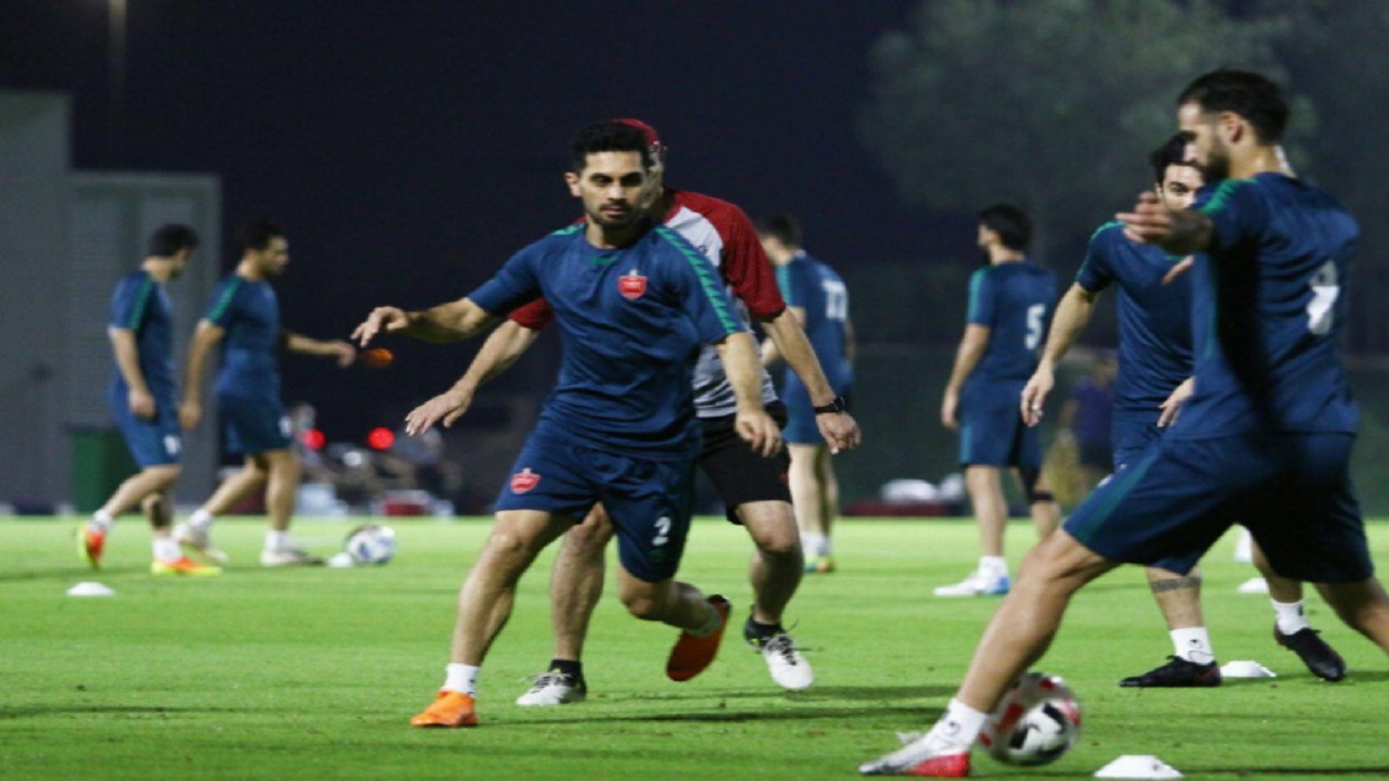 آخرین تمرین پرسپولیس پیش از بازی با النصر