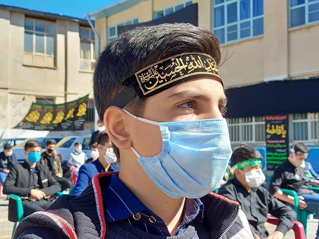 دانش آموزان کرمانی، حسینیه سیار راه اندازی می کنند