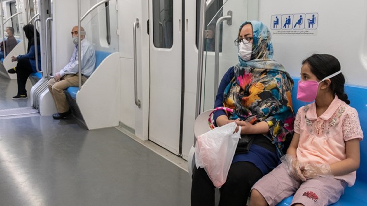 استفاده از ماسک در متروی اصفهان برای شهروندان اجباری است